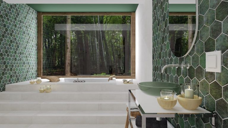 Lee más sobre el artículo Tendencias en Azulejos para baño en 2024