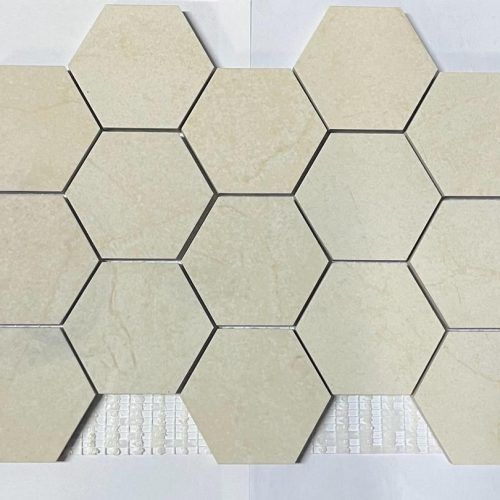 Mosaico Larin Marfil Brillo