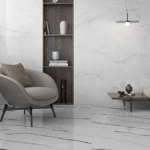 Marquina White Pulido Rect.