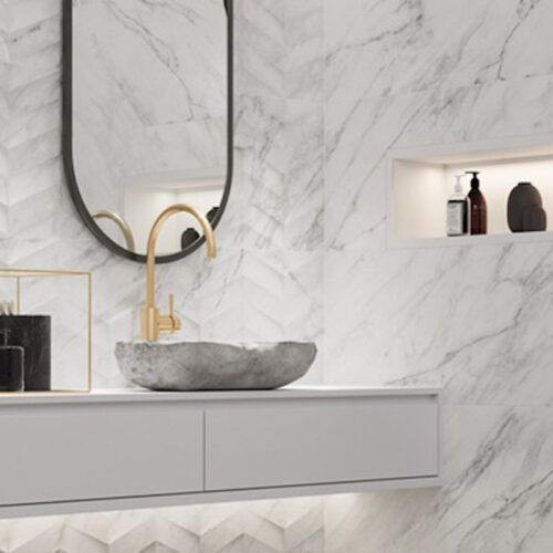 Terma Mosaic White Mate Rect.