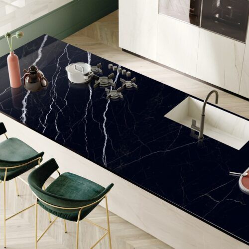 Encimera Marquina Rect. Alto Brillo