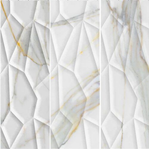 Neptune Carrara Punch Rect. Brillo
