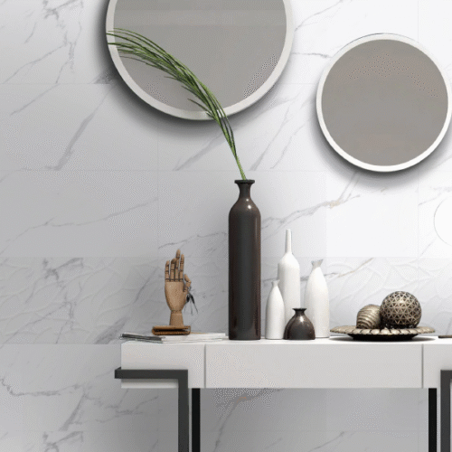 Carrara Blanco Punch Rect. Brillo