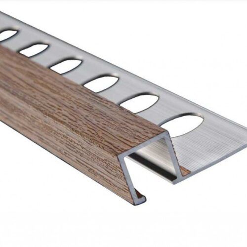 Perfil Aluminio Madera 2